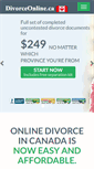 Mobile Screenshot of divorceonline.ca