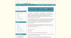 Desktop Screenshot of divorceonline.com